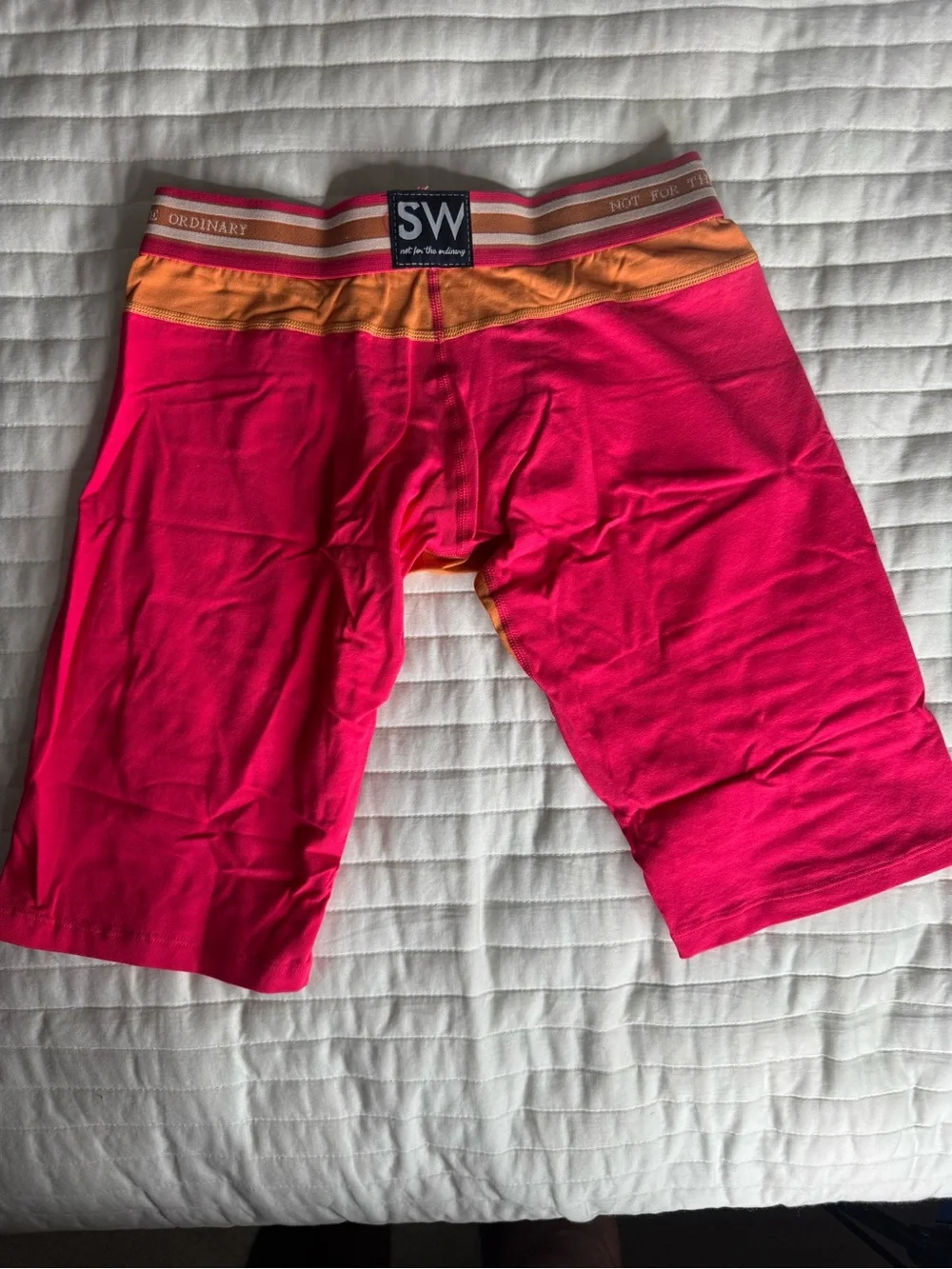 SUPAWEAR Men’s Pink & Orange Boxer Briefs – Supportive Everyday Fit